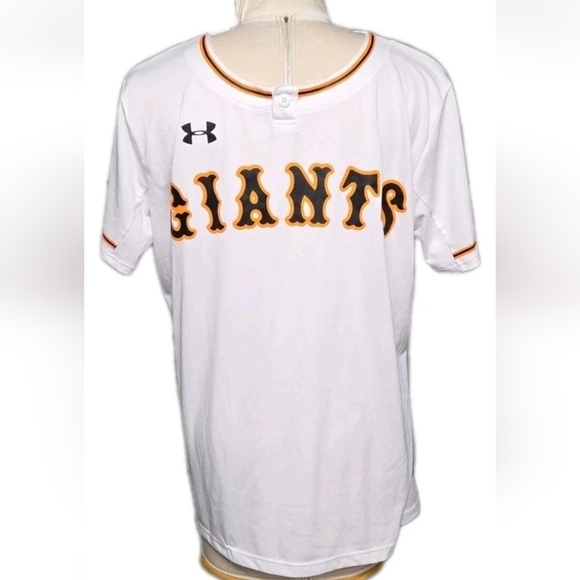 YORIMURI GIANTS KATOKA #8 WHITE JERSEY UNDER ARMOUR UA SIZE XXL - Picture 1 of 7